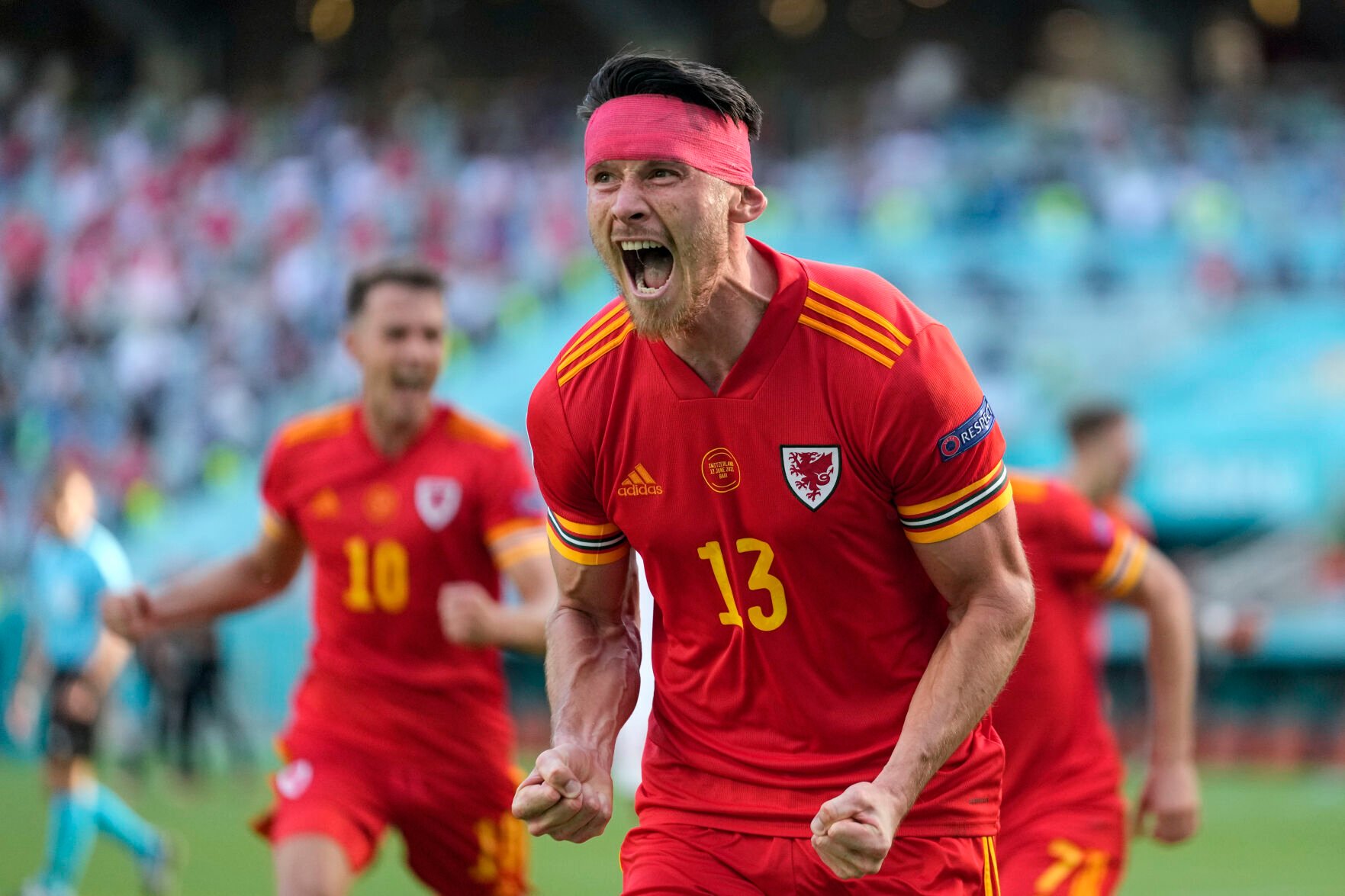 APTOPIX Azerbaijan Wales Switzerland Euro 2020 Soccer